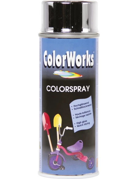 Peinture effet chromé aérosol 400ml chrome arge