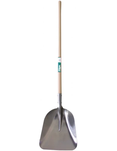 Pelle à grain ou neige aluminium emmanché 1,20 m 40 x 33