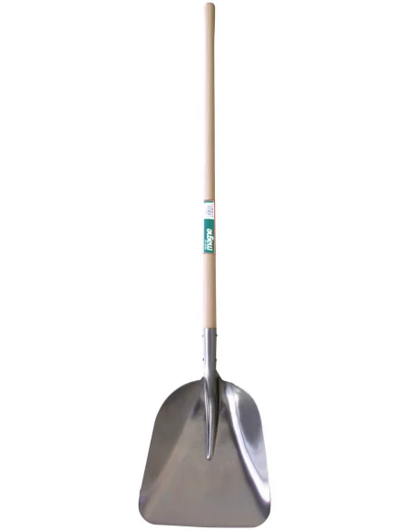 Pelle à grain ou neige aluminium emmanché 1,20 m 40 x 33