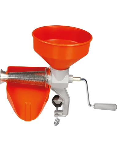 Presse tomate manuel n°3 bg entonnoir et égouttoir en plastique
