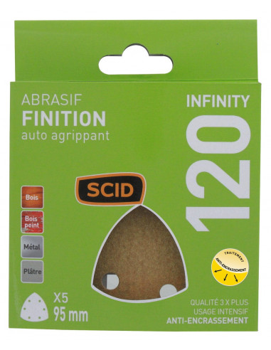 Patin Abrasif Delta G120 SCID Poncage de finition précis - SCID