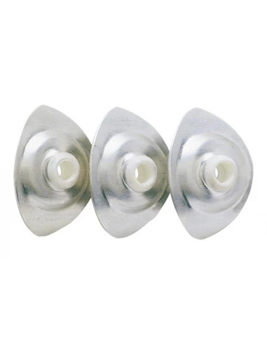 Plaquette ovale pour plaque translucide 40 x 28 x 6 100