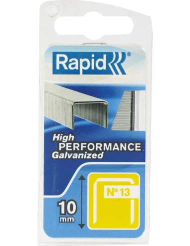 Agrafe n°13, 10mm, galva 1100 pièces