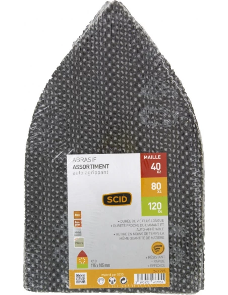 Patin iron auto-agrippant 175 x 105 mm 40 x 2 / 80 x 4 / 120 x 4 10