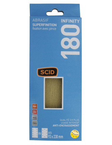 Patin Ponçage Infinity G180 Ponçage fin, accroche durable - SCID