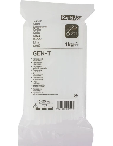 Colle en baton multi-usage ø 12 mm transparente 1Kg - RAPID