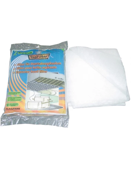 Filtre hotte toutes marques polyester blanc 114 x 47