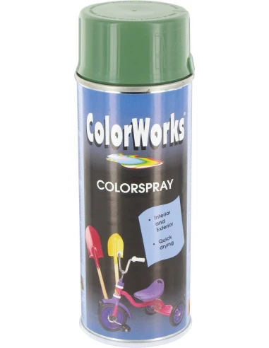 Peinture brillante aérosol 400ml br vert res