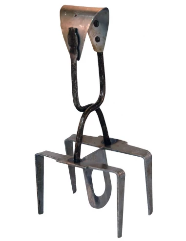 Piège à taupes forgé rive double - LUCIFER