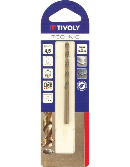 Foret métaux Technic ø4.5mm - TIVOLY