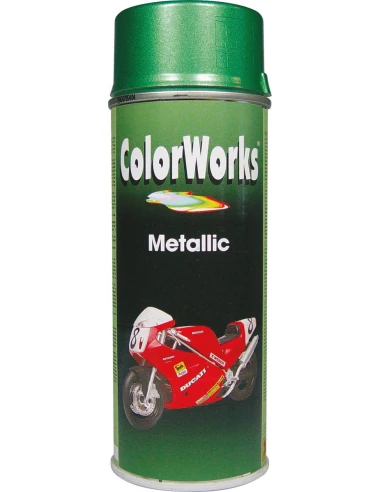 Peinture métallisée aérosol 400ml metal vert