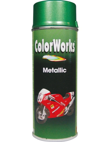 Peinture métallisée aérosol 400ml metal vert