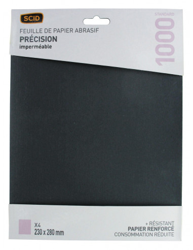 Feuille Imperméable SCID Grammage 1000g/m², Dimensions 230x280mm - SCID