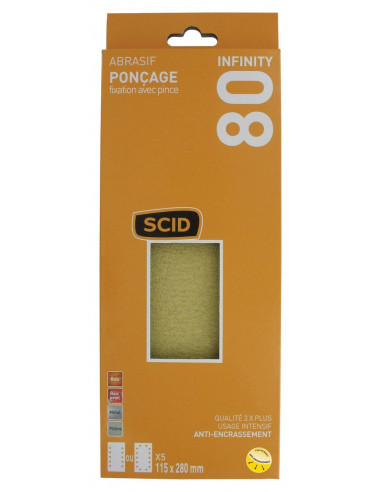 Patin ponçage SCID G80 Dégrossissage rapide - SCID