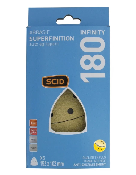 Patin iron auto-agrippant 152 x 102 mm 180 5