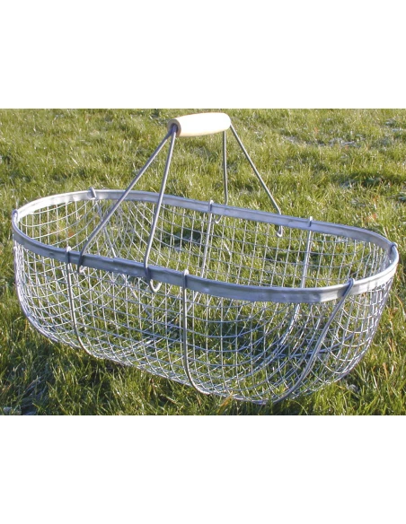 Panier galvanisé de ramassage 30 l 55 x 35 x 33