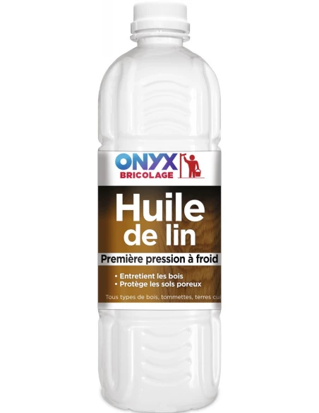 Huile de lin bouteille 1 litre - ONYX