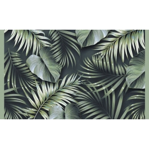 Tapis Velvet Feuillage 45x75 - MERCURY