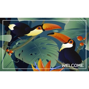 Tapis Velvet Toucan 45x75cm sur Cintre - MERCURY