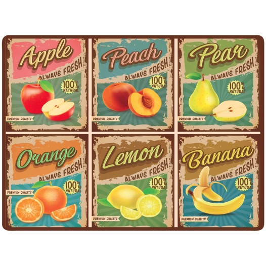 Set Table 40x30cm Apple - KISIKOL