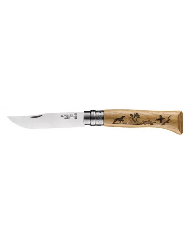 Opinel N8 Inox Animalia Chien Chene - OPINEL