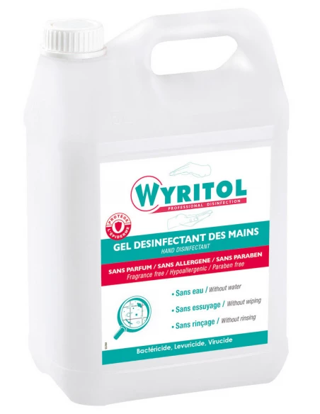 Wyritol Gel Hydro Alcoolique 5l - WYRITOL