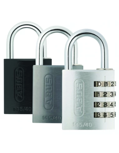 Cadenas à Chiffres Aluminium 40mm sous Blister Coloris Métal Assortis - ABUS
