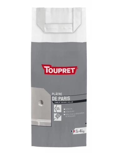 TOUPRET Les ESSENTIELS Plâtre de Paris_4kg - TOUPRET