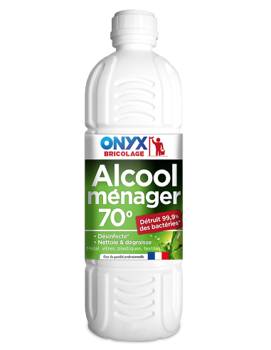 Alcool 70% Onyx Désinfectant et nettoyant multi-usages puissant - Onyx