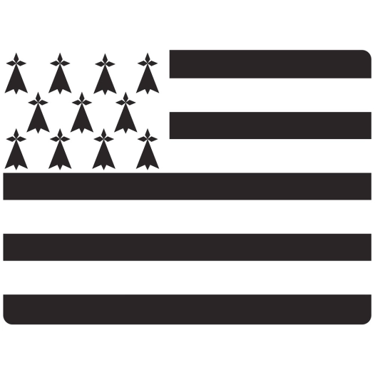 Set Table 40x30cm Drapeau Breton - KISIKOL