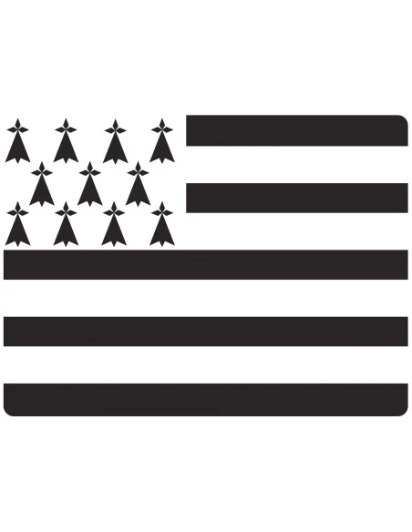 Set Table 40x30cm Drapeau Breton - KISIKOL