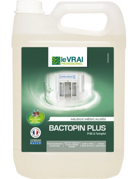 Le Vrai Bactopin Plus Prêt à l'emploi 5 litres - LE VRAI