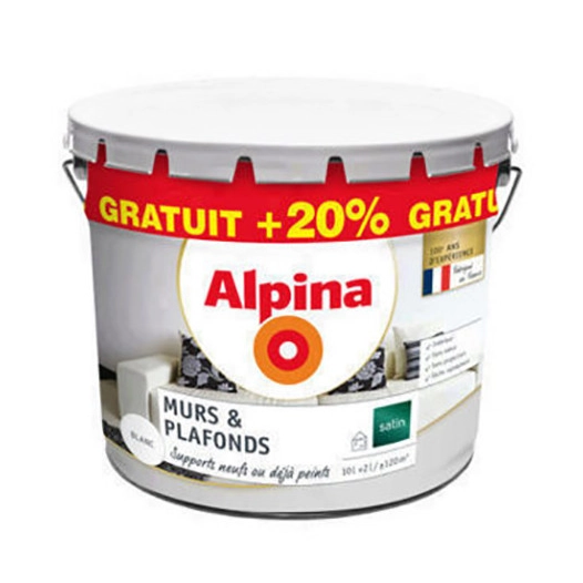 Alpina Murs Plafond Blc Sat10l+20% - ALPINA