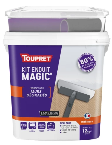 TOUPRET Hautes Performances Kit Magic'murs dégradé outils - TOUPRET