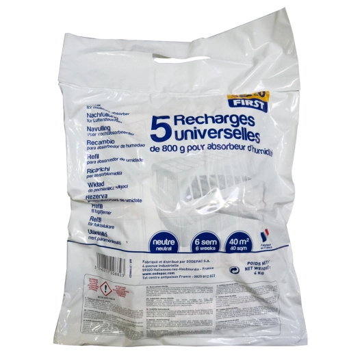Sekofirst Lot De 5 Recharges 800gr - SEKOFIRST