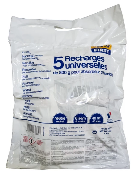 Sekofirst Lot De 5 Recharges 800gr - SEKOFIRST