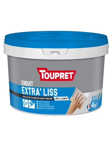 Enduit Extra'liss pâte 4kg - TOUPRET