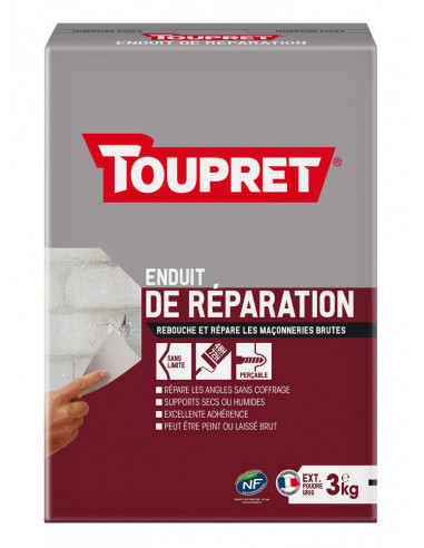 TOUPRET Les ESSENTIELS Réparation extérieur_3kg_poudre - TOUPRET