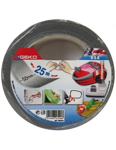 Adhésif toile 50 mm x 25 m gris