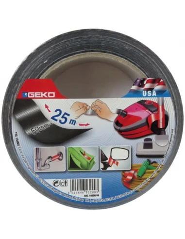 Adhésif toile 50 mm x 25 m noir usa