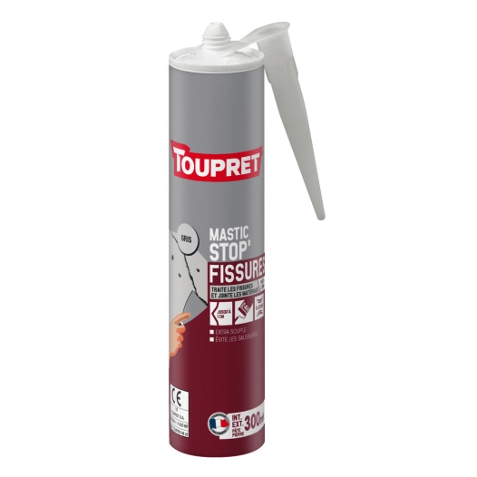 TOUPRET Les ESSENTIELS Mastic stop fissures_300ml_gris - TOUPRET