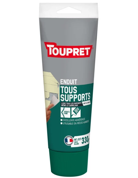 TOUPRET Les ESSENTIELS Enduit tous supports pâte_330g - TOUPRET