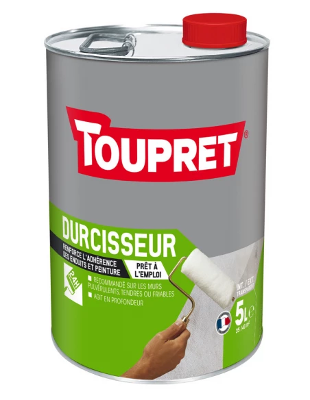 TOUPRET Les ESSENTIELS durcisseur mur_5l_liquide - TOUPRET