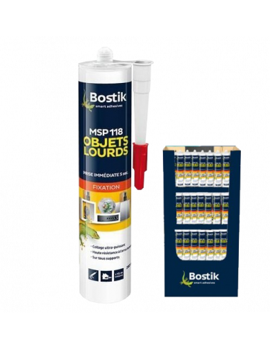Bostik MSP118 Pro Fixation Adhésif Polymère Haute Performance - Bostik