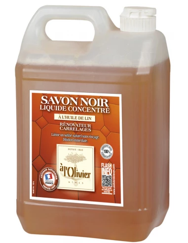 Savon noir à l'olivier Liquide 5 litres - A L'OLIVIER