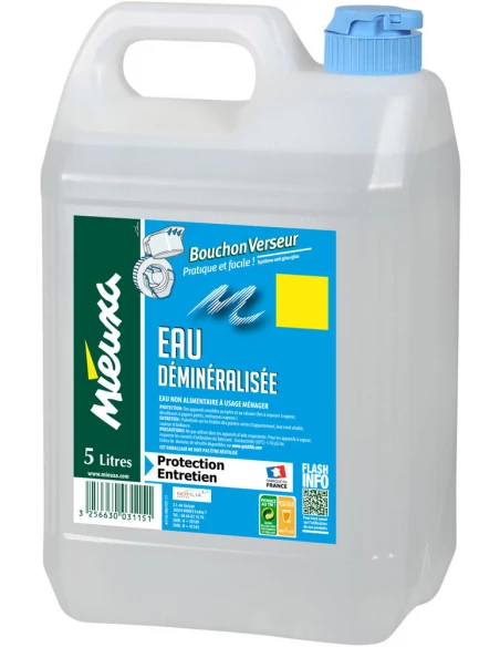 Eau Demineralisee 5 Litres - MIEUXA