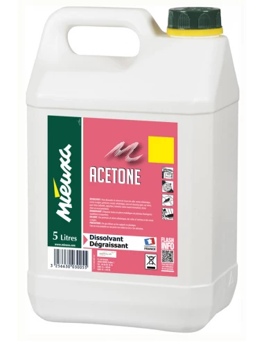 Acetone 5 Litres - MIEUXA