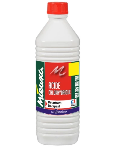 Acide Chlorhydrique 23% 1 Litre - MIEUXA