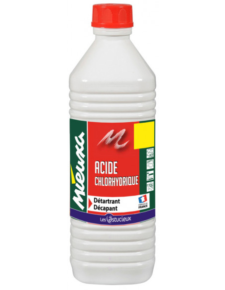 Acide Chlorhydrique 23% 1 Litre - MIEUXA