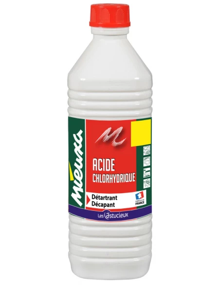 Acide Chlorhydrique 23% 1 Litre - MIEUXA
